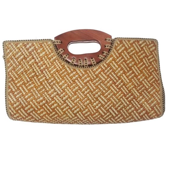 Unbranded Handbags - Rattan clutch
